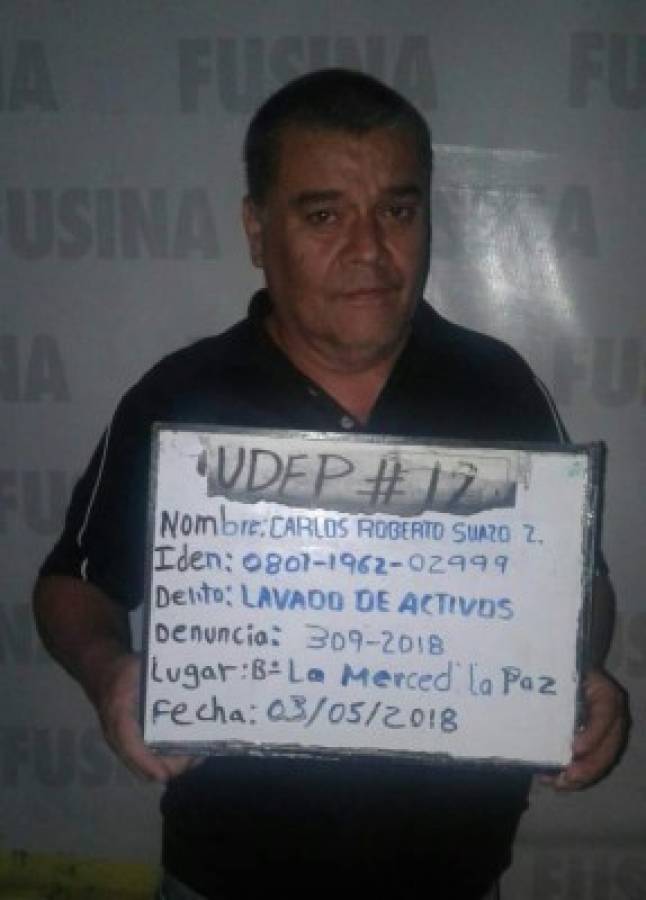 Capturan hijo y nieto de expresidente Roberto Suazo Córdova con 74 mil dólares