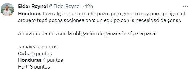 ”Penoso”, “conformistas”, “no estamos para competir”: prensa deportiva arremete contra Honduras tras empate ante Cuba