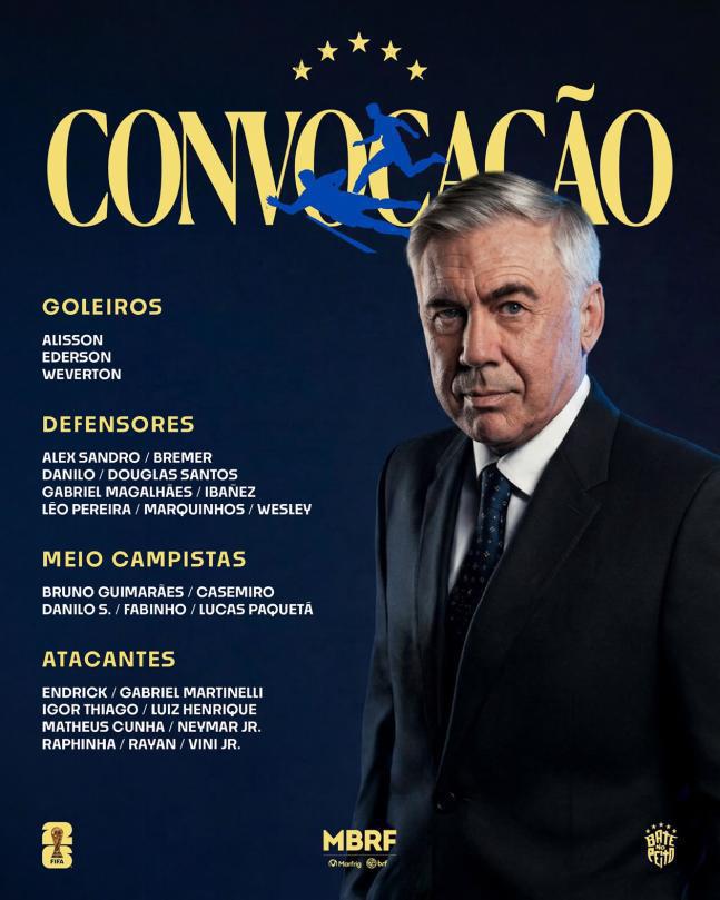 Quedó fuera del Mundial 2026 por culpa de Neymar y deja triste mensaje: Ancelotti respondió