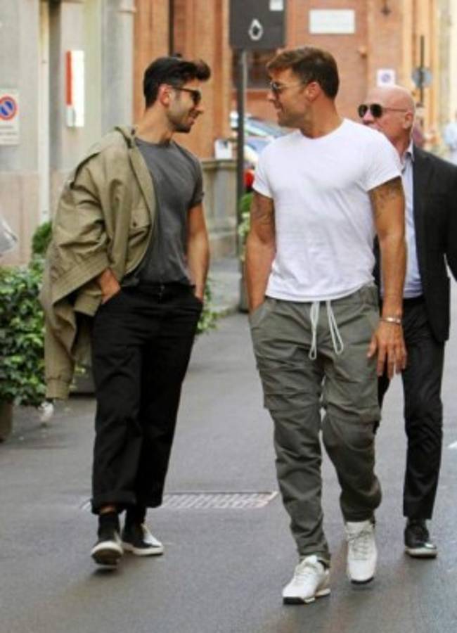 Ricky Martin sigue disfrutando de su nuevo romance en Italia