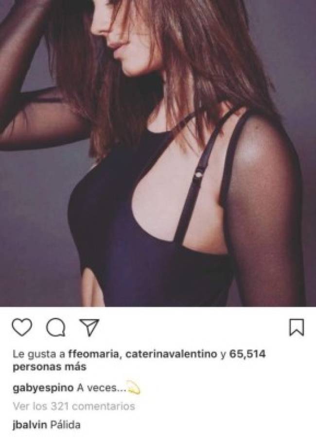 J Balvin le envía extraños mensajes a Gaby Espino