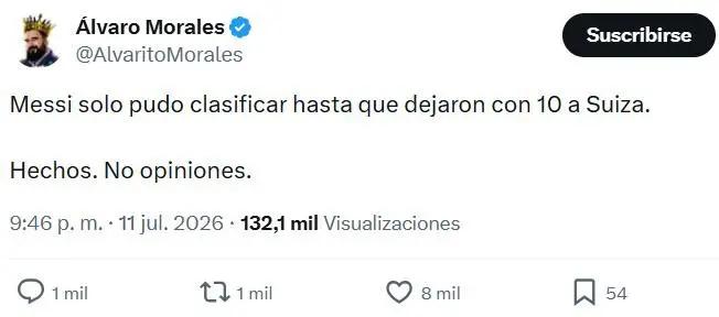 Lo que dicen los medios tras polémico triunfo de Argentina sobre Suiza para avanzar a semis