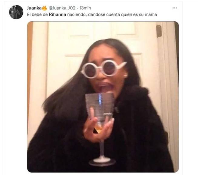 Las redes explotan con memes por el primogénito de Rihanna