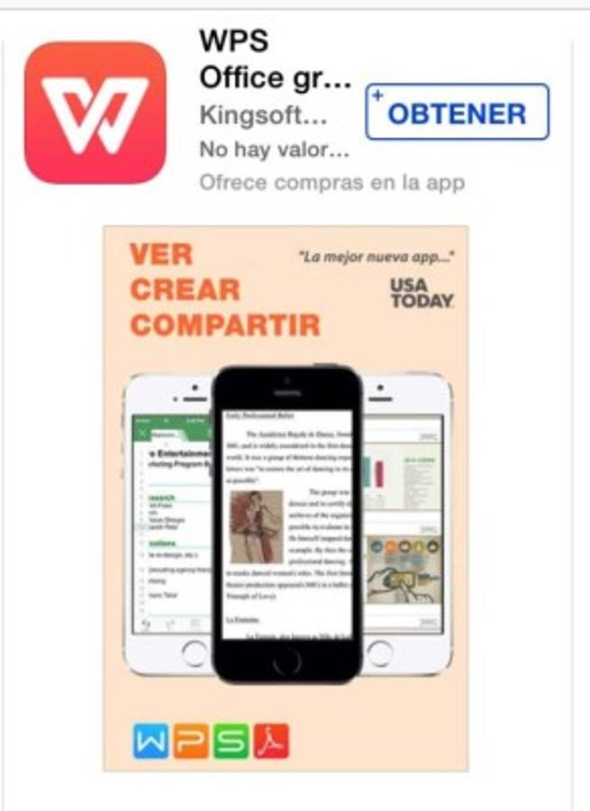 Office en su móvil...