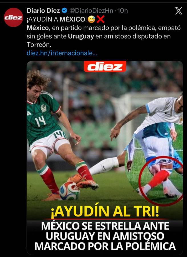 Vergüenza No pueden con Conmebol: Reacción de la prensa tras empate de México vs Uruguay