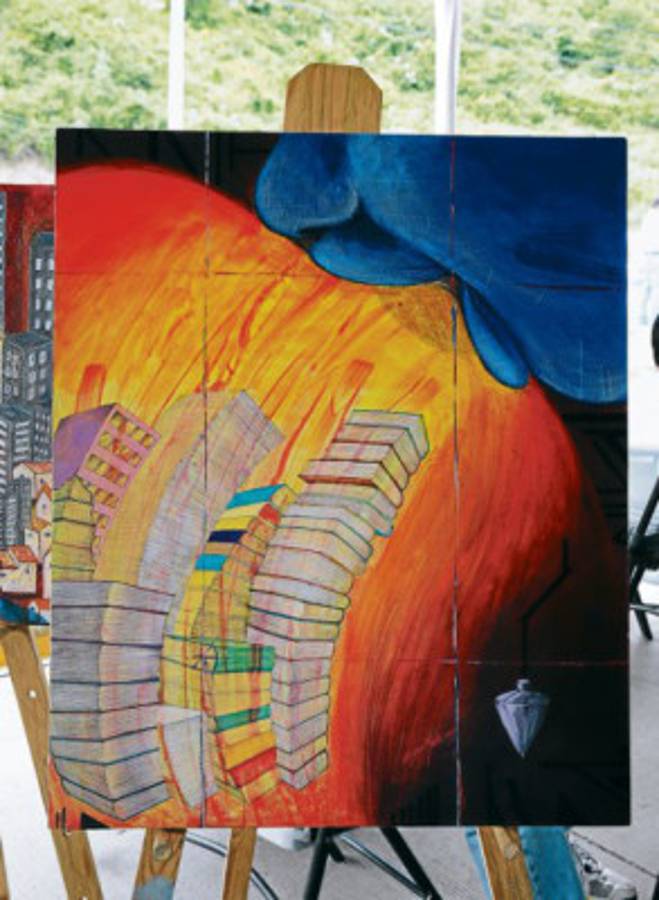 Arte presente en inauguración de obra del Intercambio Milenio