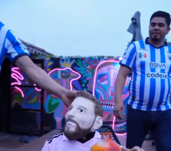 Messi es ‘golpeado’ en México y así fue visto Beckham antes del Monterrey-Inter Miami