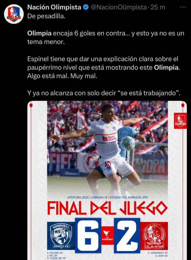 Ridiculizado Pesadilla Lo que dicen los medios tras goleada al Olimpia
