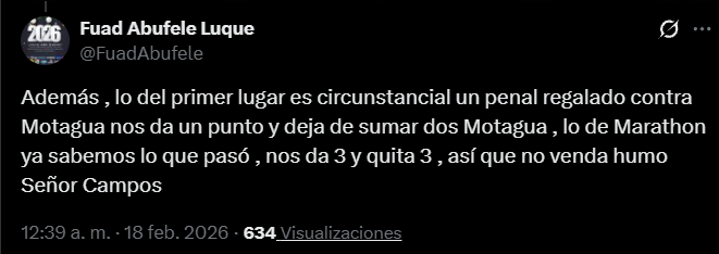 Exdirectivo de Real España fue a encarar a Jeaustin Campos en pleno partido ante LAFC