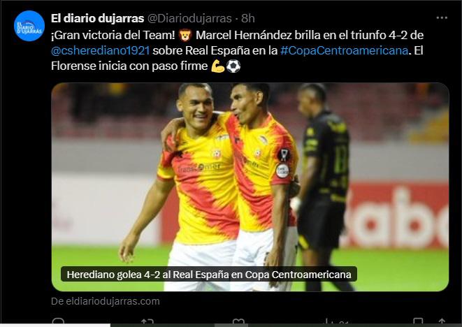 Lo que dicen los medios de Costa Rica luego de goleada de Herediano a Real España