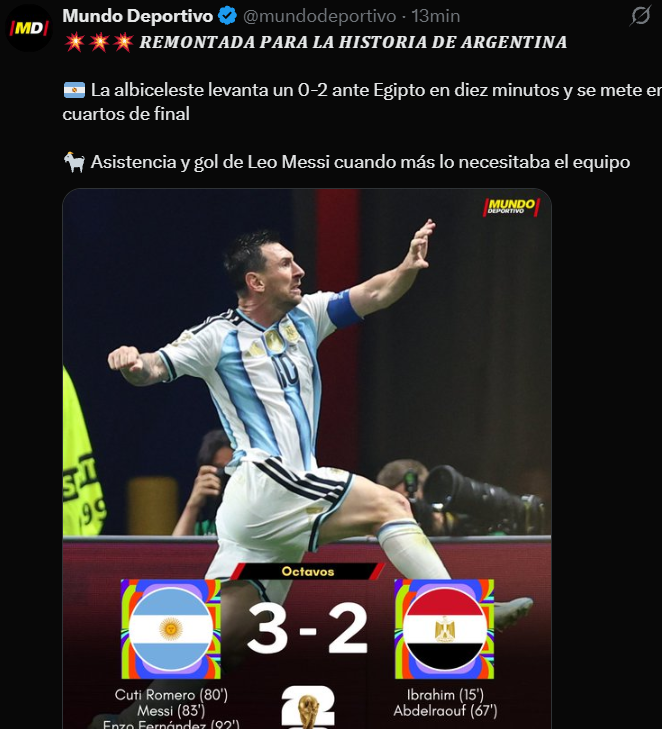 VAR salva Milagro en Atlanta: Así reacciona la prensa tras remontada de Argentina en el Mundial 2026