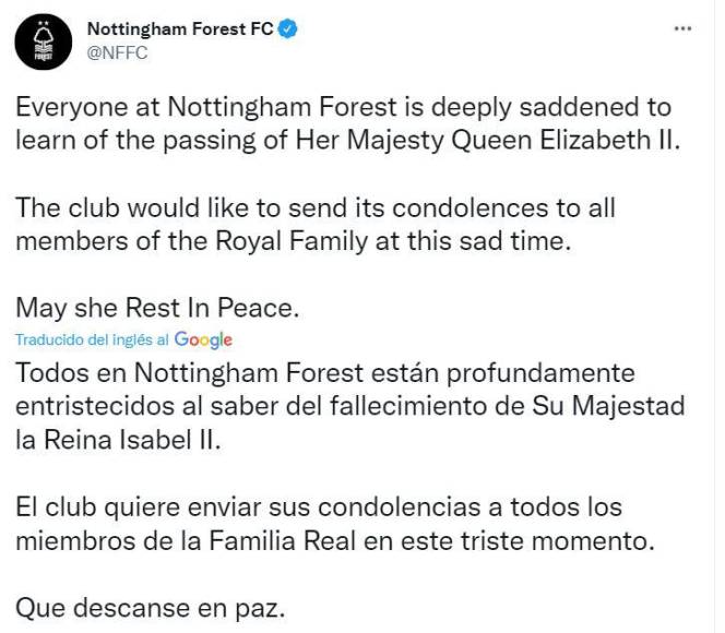 Muestras de pesar: Así llora el fútbol inglés la muerte de Isabel II