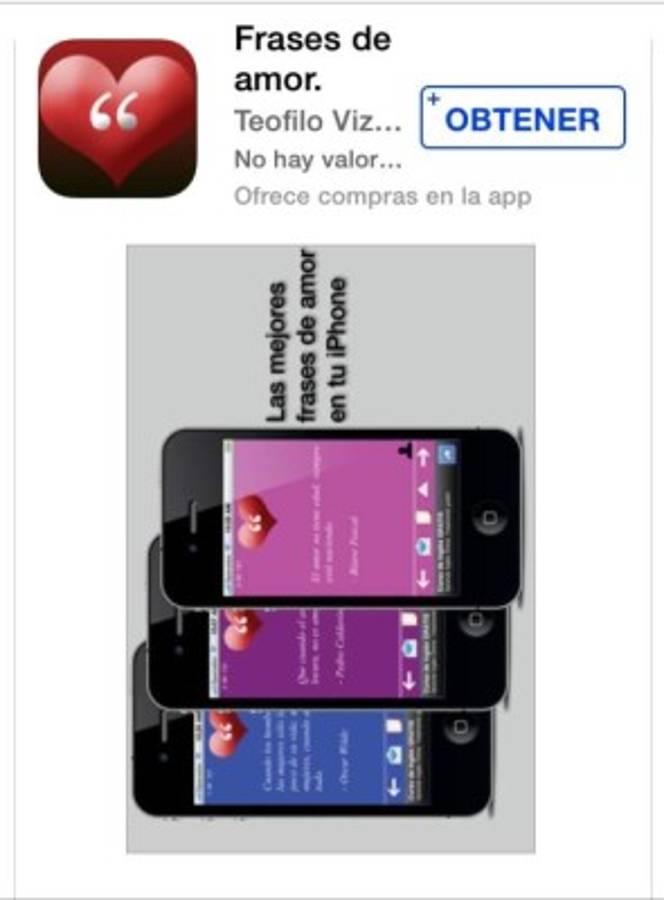 Cinco aplicaciones románticas