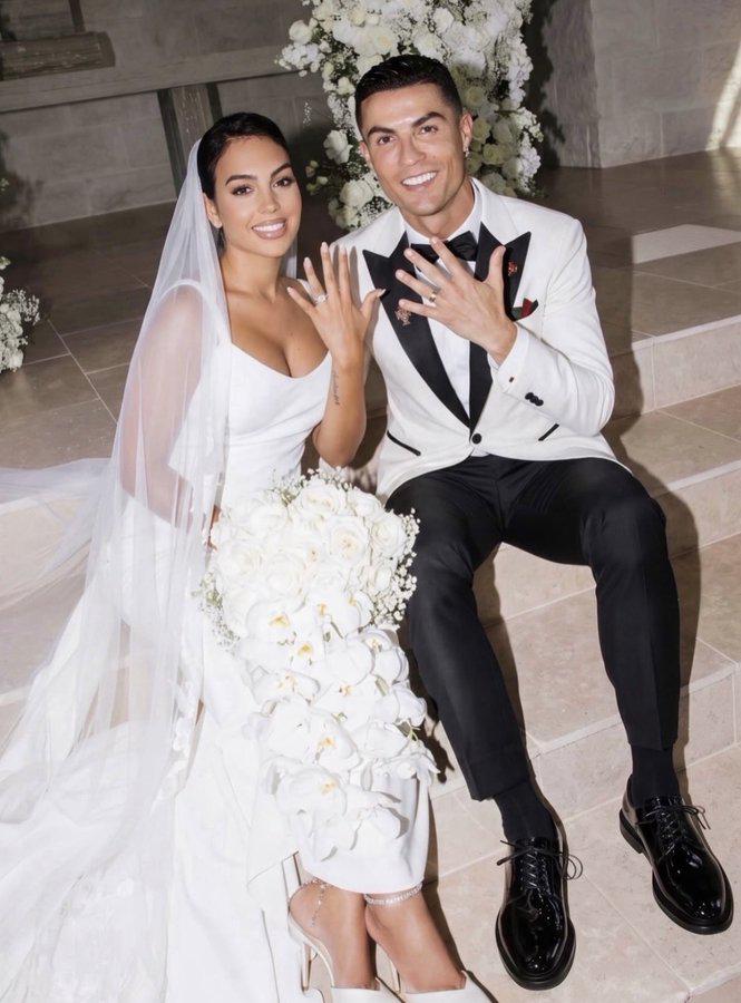 Cristiano Ronaldo y Georgina Rodríguez se casan en una ceremonia muy íntima