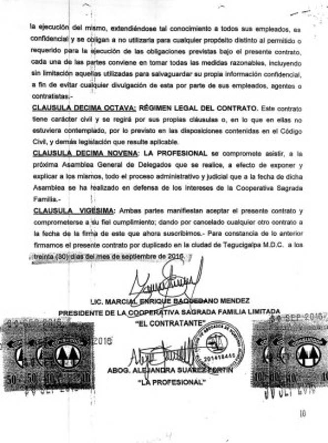 Ingobernabilidad en la Cooperativa Sagrada Familia