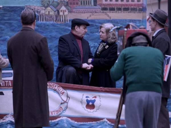 Una escena del filme “Neruda”, dirigida por el chileno Pablo Larraín.