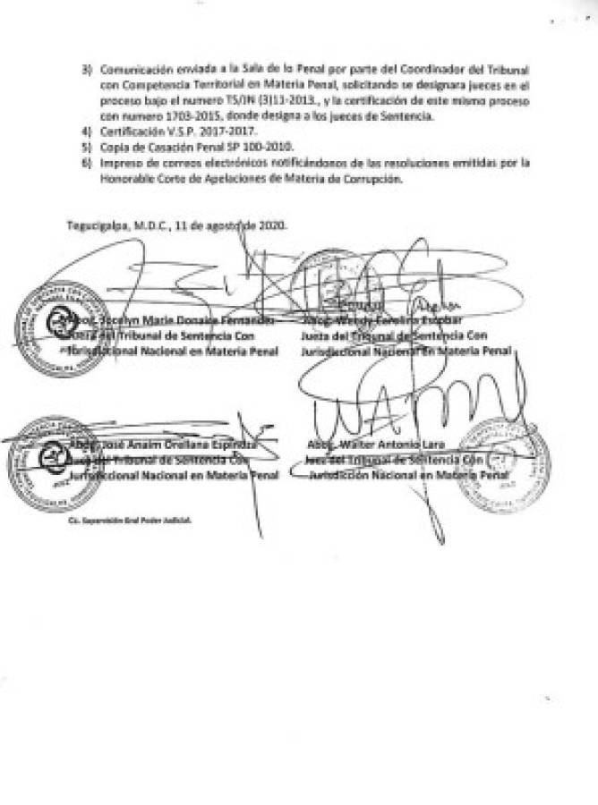 Jueces se inhiben de conocer juicio de la ex primera dama