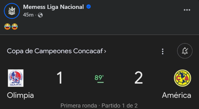 Los mejores memes tras la derrota del Olimpia ante América en Concacaf: Bengtson señalado