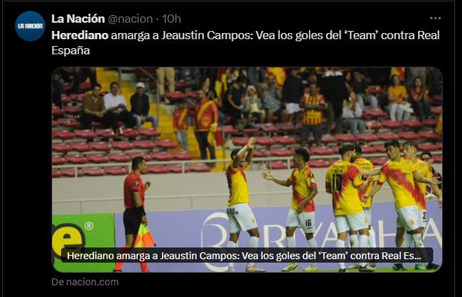 Lo que dicen los medios de Costa Rica luego de goleada de Herediano a Real España