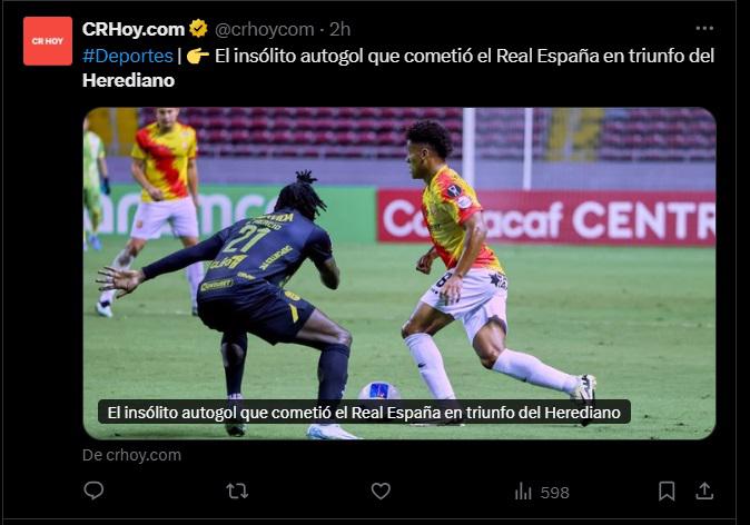 Lo que dicen los medios de Costa Rica luego de goleada de Herediano a Real España