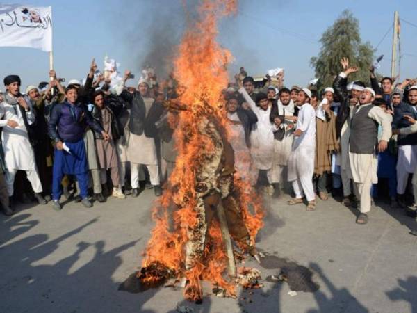 Las protestas en el territorios palestinos por Jerusalén se han mantenido.