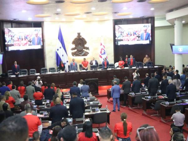 Fotografía de archivo de una sesión legislativa en el Congreso Nacional.