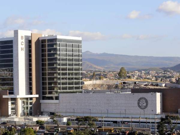 Edificio sede del Banco Central de Honduras en Tegucigalpa.