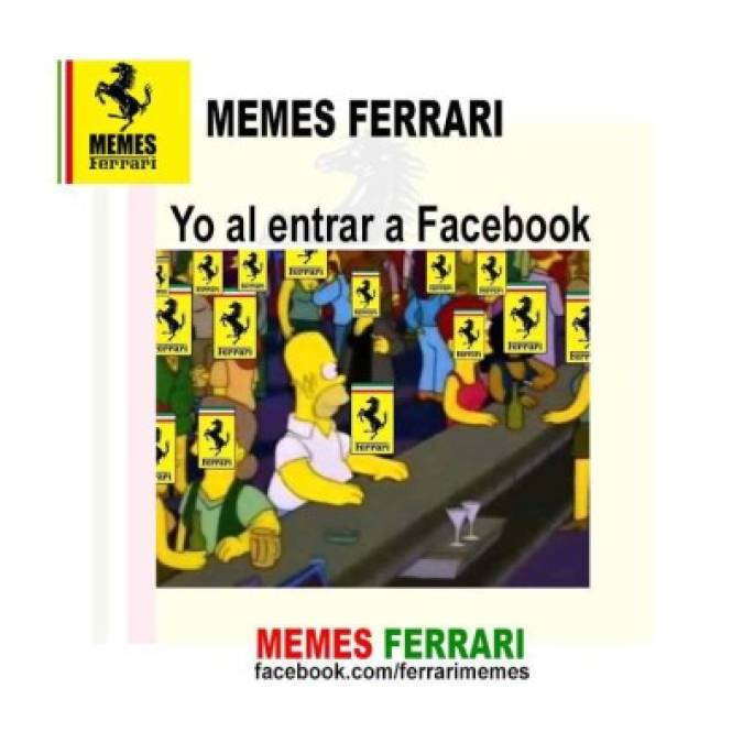 Los más divertidos memes de Ferrari que llenaron las redes sociales