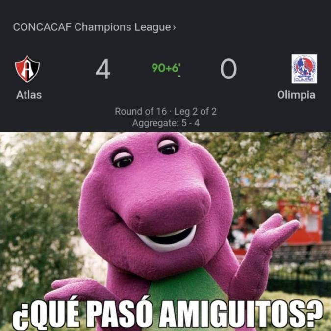 Memes destrozan al Olimpia tras ser eliminado de la Liga de Campeones de Concacaf