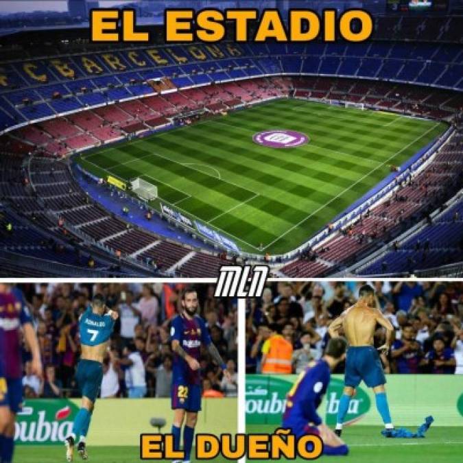 Con Cristiano como gran protagonista; los imperdibles memes del Barça-Juve