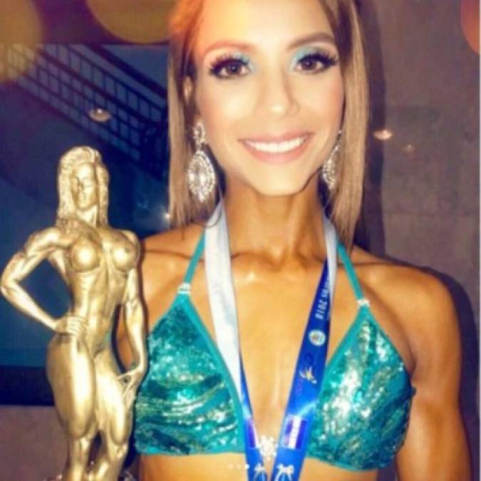 FOTOS: De palillona a campeona fisicoculturista, así es Jennifer Funes