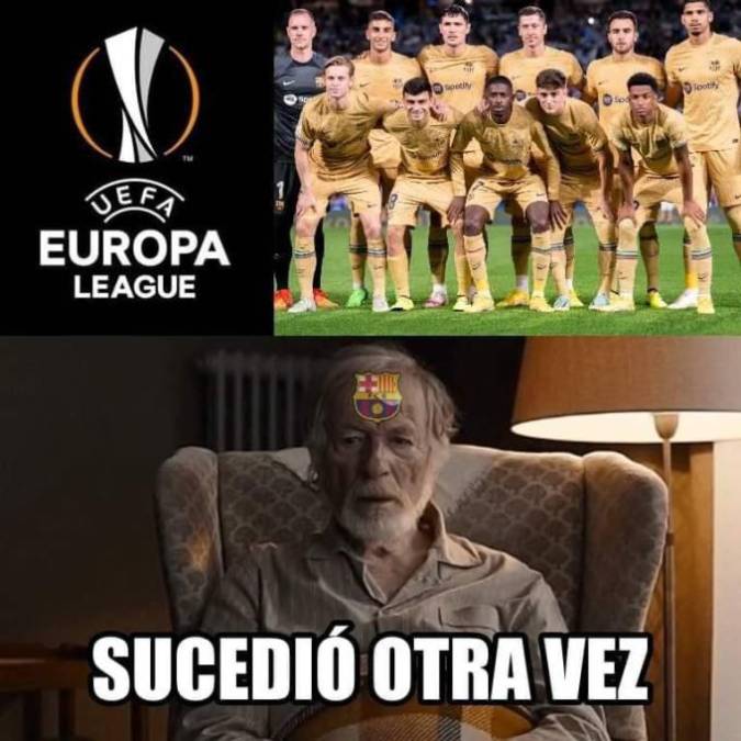 Champions League: Los memes del segundo fracaso de Xavi con el Barcelona
