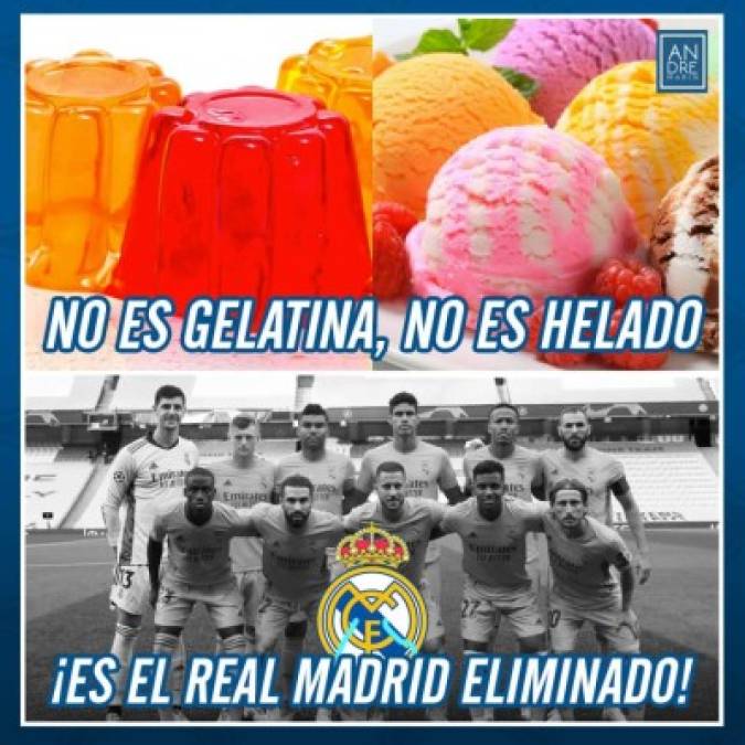 Memes destrozan al Real Madrid tras eliminación ante el Chelsea en la Champions