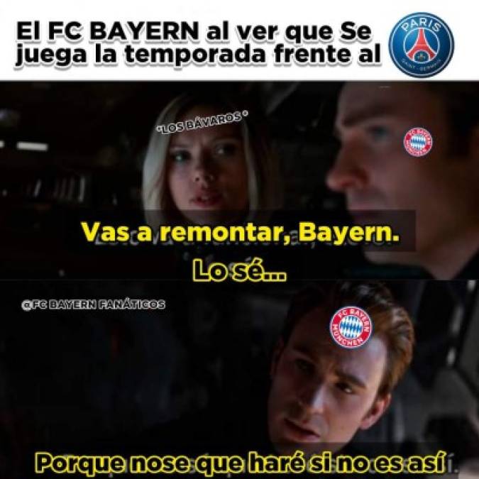 Los memes que dejó la clasificación del PSG ante el Bayern Múnich