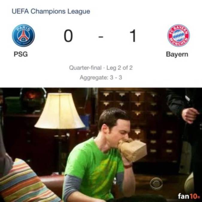 Los memes que dejó la clasificación del PSG ante el Bayern Múnich