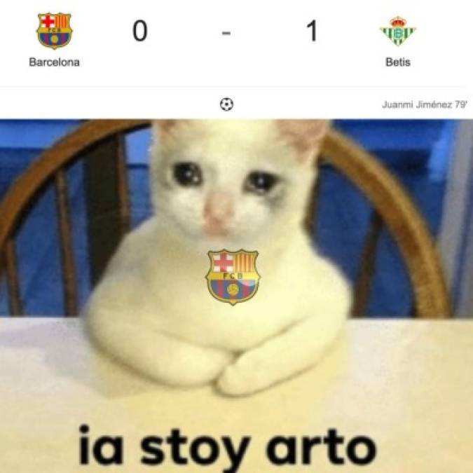 Memes no perdonan al Barcelona y Xavi tras derrota ante el Betis