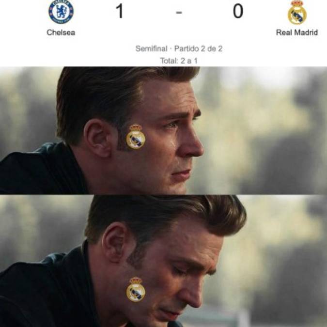 Memes destrozan al Real Madrid tras eliminación ante el Chelsea en la Champions