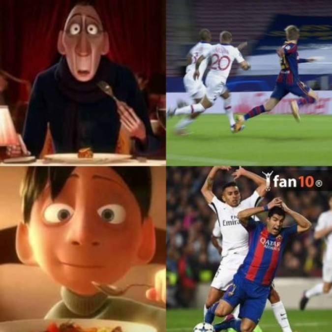 Los memes que dejó el partido entre Barcelona y PSG