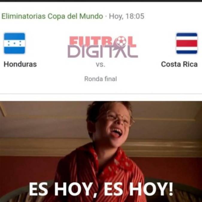 Los memes más divertidos previo al partido Honduras-Costa Rica