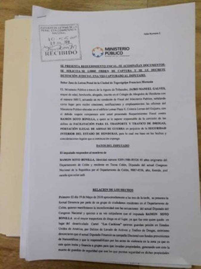 Trasciende supuesta orden de captura contra el diputado Ramón Soto Bonilla, por tráfico de drogas