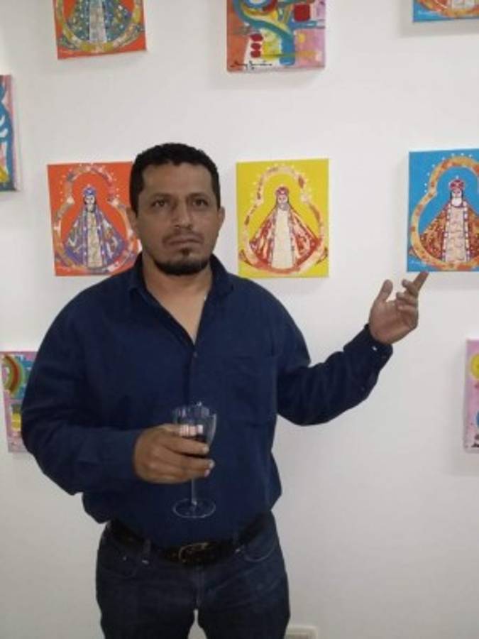 Eclosión de arte abstracto en el pincel de Yimy Santos rumbo a Argentina