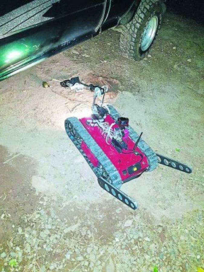 Robot antibombas de la Fuerzas Armadas está listo para entrar en acción