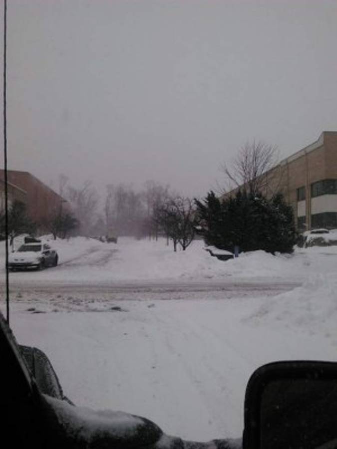 Así viven la nevada los migrantes hondureños en Estados Unidos