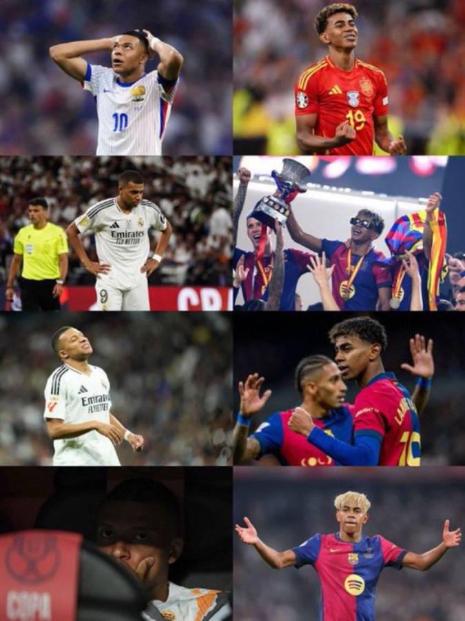 Memes hacen pedazo a Mbappé, alaban a Lamine Yamal y le tiran a Cristiano