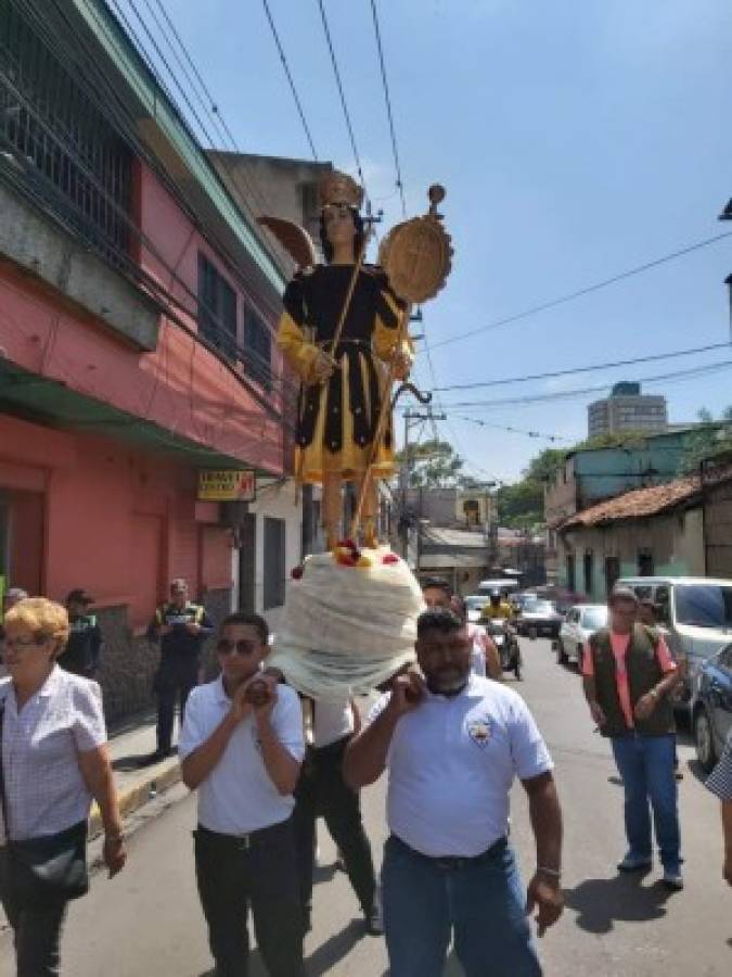Inicia la fiesta en honor a San Miguel Arcángel, patrón de Tegucigalpa