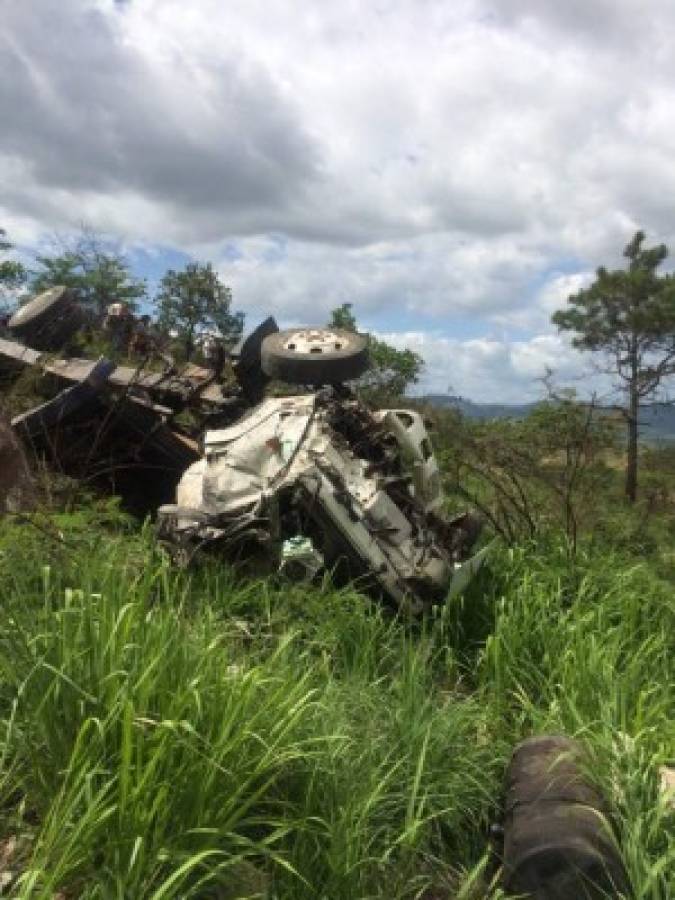 Honduras: Dos muertos en accidente de tránsito en Cuesta de la Virgen