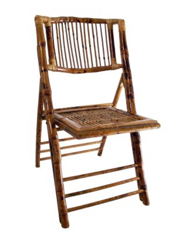 Silla bambú