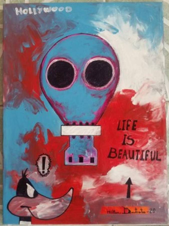 Las series “Vida” y “Tiempos de cuarentena” reflejan el estilo de arte pop que ha caracterizado su obra.