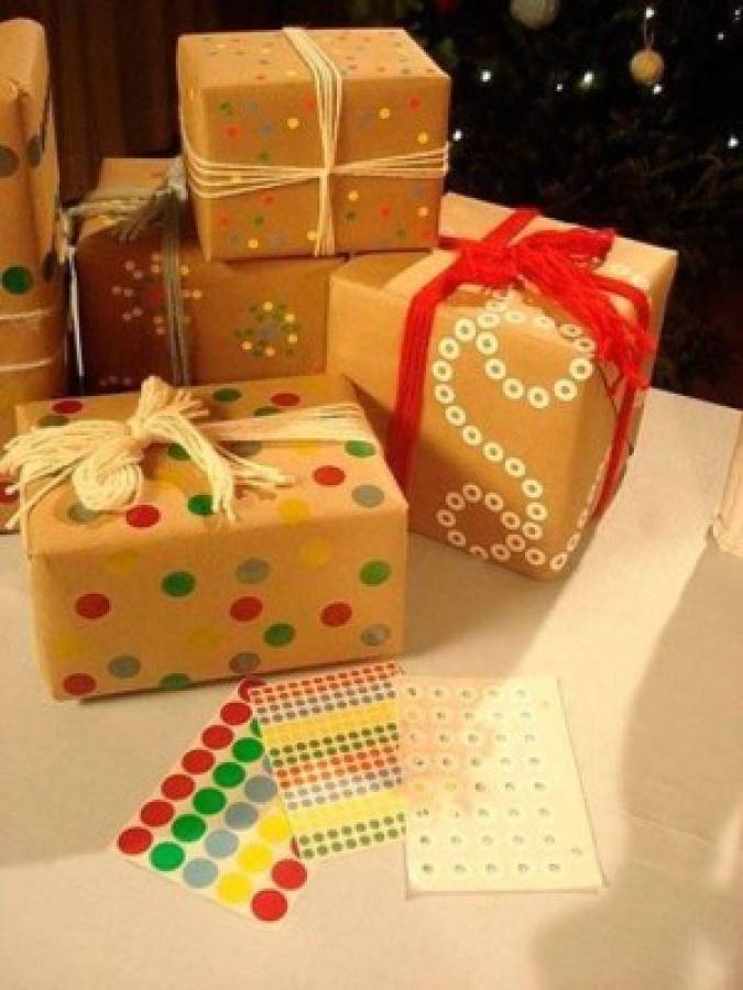 Cómo preparar tus regalos navideños con envolturas originales