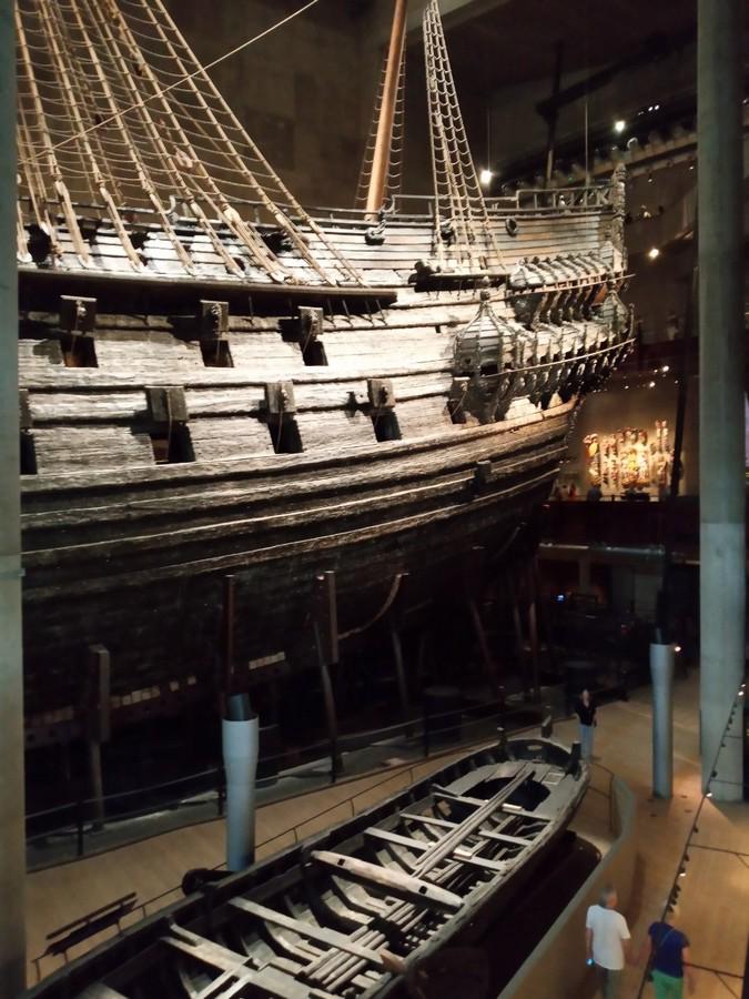 El Vasa, un buque de guerra rescatado después de 300 años de su naufragio en Estocolmo, Suecia